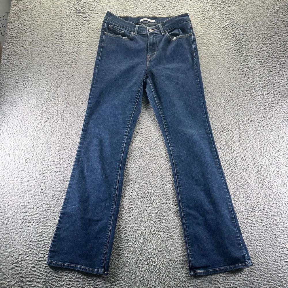 Levi's Jeans Women 6 Blue Cotton Denim Bootcut Leg Workwear Faded Utility Travel